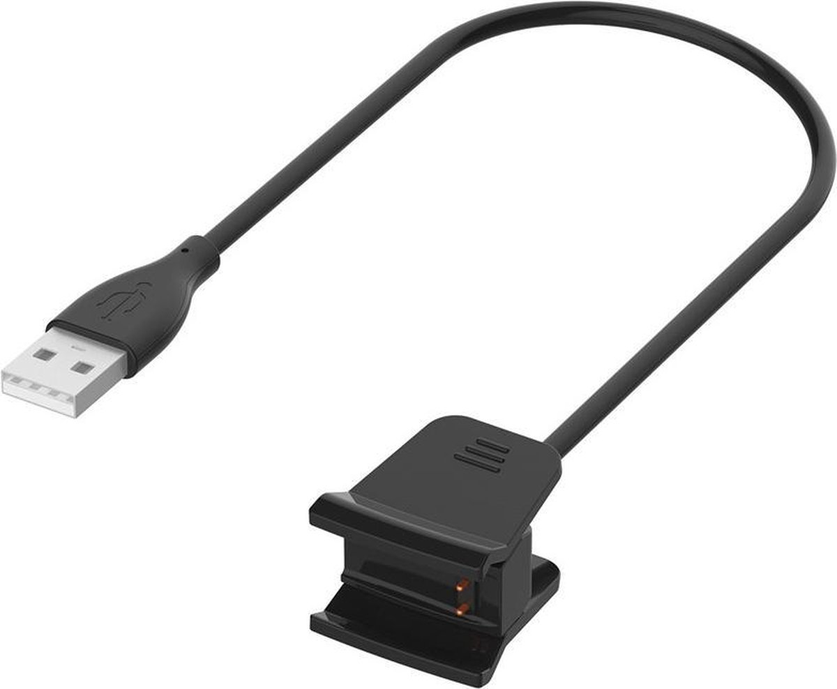 output Zo veel koud USB Oplader Voor de Fitbit Alta HR - Lader Charger Oplaad Kabel / Laadkabel  - Zwart | bol.com
