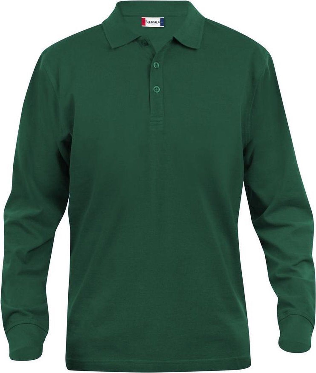 Clique Classic Lincoln L/S 028245 - Flessen-groen - XL