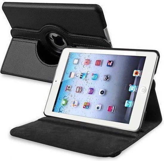 ten tweede rechtbank wond iPad Mini 2 Hoes Cover Multi-stand Case 360 graden draaibare Beschermhoes  Zwart | bol.com