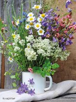 - Tuinschilderij - Wild flower Bouquet - 50x70cm Wilde bloemen -... | bol.com