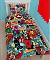 Marvel Avengers Comics dekbedovertrek