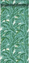 Origin behang palmbladeren groen | 347437 | 53 x 1005 cm|