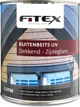 Fitex-Buitenbeits UV-Zijdeglans-Ral 7021 Zwartgrijs 1 liter