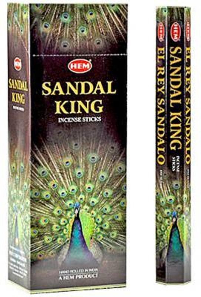 HEM Wierook Sandal King (6 pakjes) zwart/grijs
