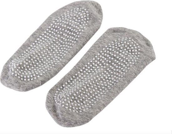 Anti slip yoga sokken grijs - maar ook voor pilates of piloxing! van ToeSox — afbeelding 3