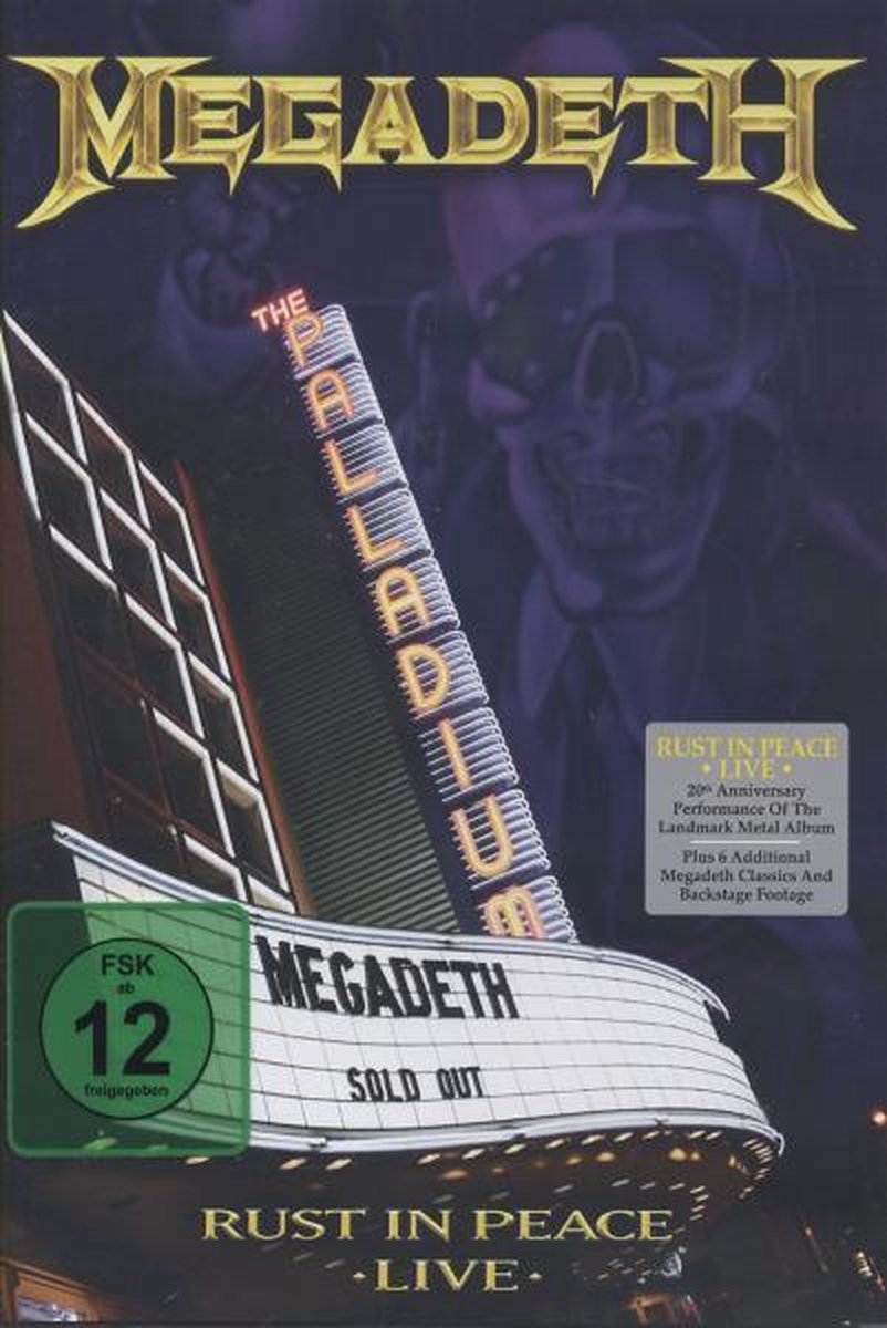 Megadeth - Rust In Peace Live (Dvd+Cd)