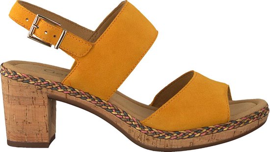Gabor Dames Sandalen 777 - Geel | bol.com