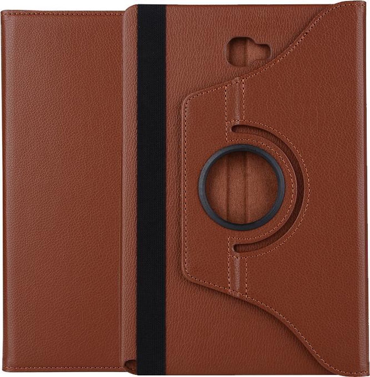 Pearlycase... Kunstleder Hoesje 360° Draaibare Book Case Bescherm Cover Hoes - Bruin voor Samsung Galaxy Tab S5e 10.5 T720 / T725