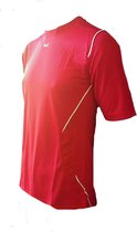 KWD Sportshirt Mundo - Voetbalshirt - Volwassenen - Maat XL - Rood/Wit