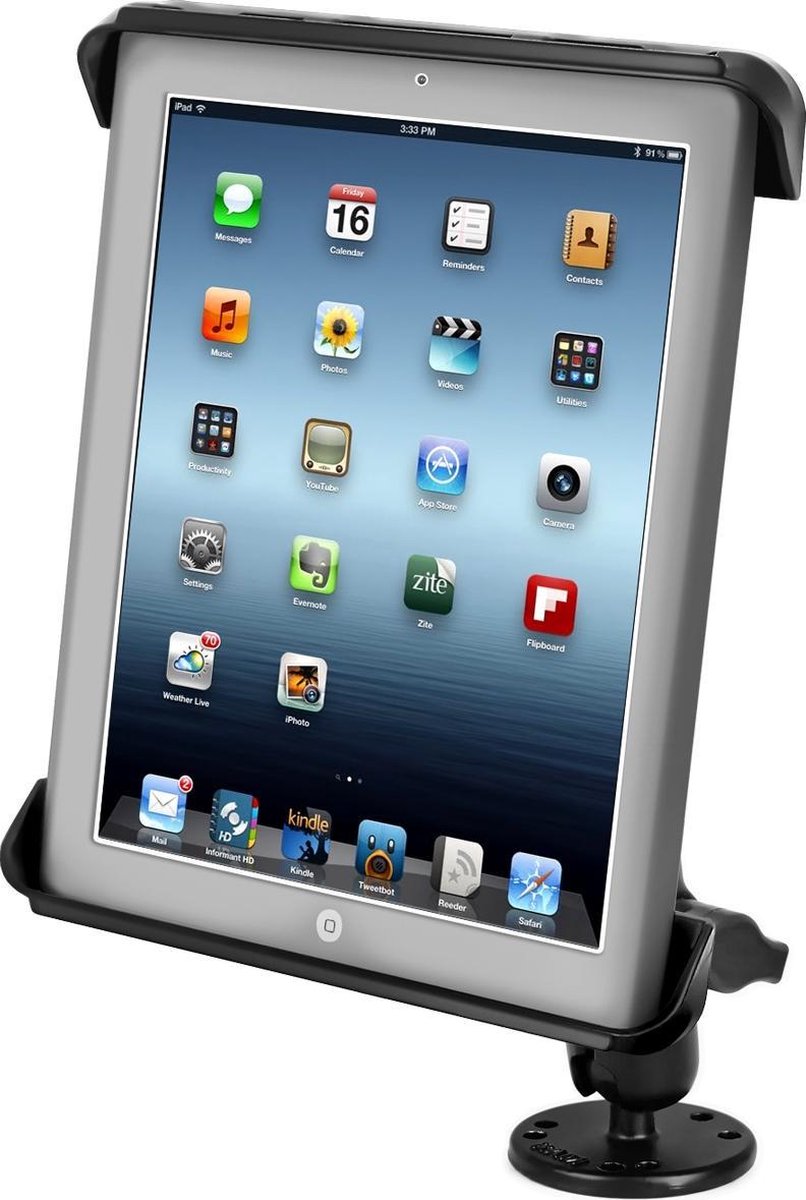 RAM Mount RAM-B-138-TAB-LG houder Tablet/UMPC Zwart Passieve houder