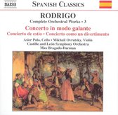 Asier Polo, Mikhail Ovrutsky, Castille And León Symphony Orchestra, Max Bragado-Darman - Rodrigo: Complete Orchestral Works 3 (CD)
