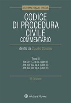 Tomo III - Codice di procedura civile Commentato