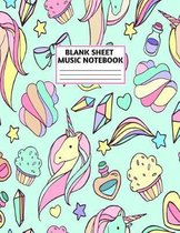 Blank Sheet Music Notebook