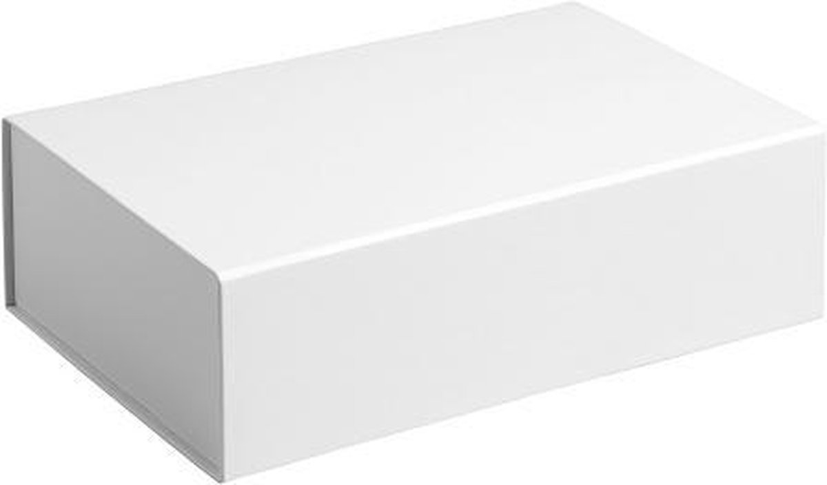 Geschenkdoos magneetdoos - Luxe Giftbox, Feestverpakking, 31x22x9 cm WIT (5 stuks)