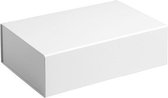 Magneetdoos geschenkdoos - Luxe Giftbox, Feestverpakking, 31x22x9 cm WIT (5 stuks)
