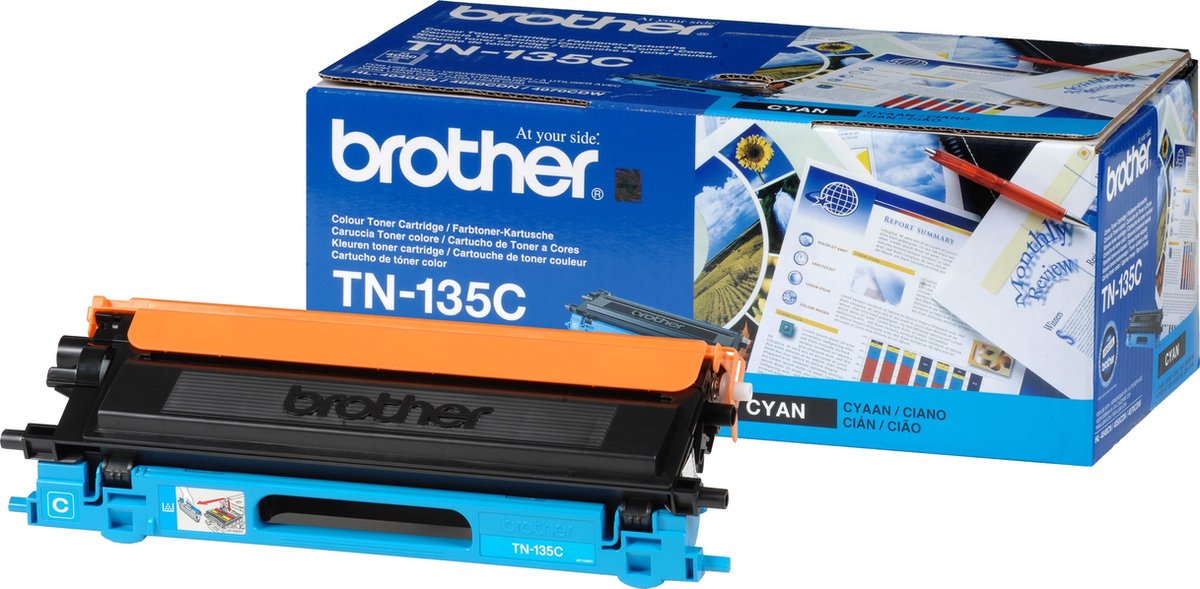 Brother TN-135C Tonercartridge - Cyaan