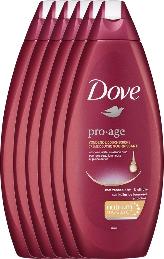 Dove pro-age  - 250 ml - shower gel - 6 st - voordeelverpakking