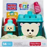 Mega Bloks First Builders Bouw en Wiebel Egel - Constructiespeelgoed