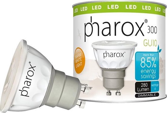 Ruwe slaap hoek robot Lemnis Pharox Pharox LED lamp 300 GU10 Dim 6W | bol.com