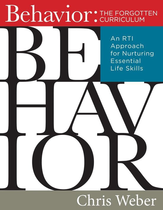 Behavior:The Forgotten Curriculum - cover