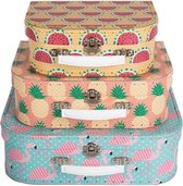 Kofferset Tropical Summer (3-delig)