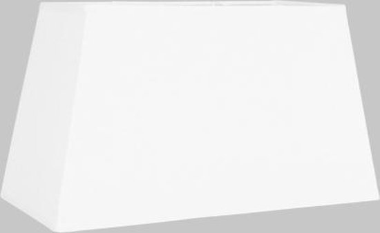 aankunnen hardwerkend Eeuwigdurend Rechthoekige Lampenkap 35 cm in de kleur Wit | bol.com