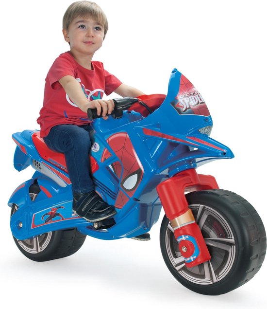 Injusa Accuvoertuig Motorbike Claws Spider-man 6v 100 Cm Blauw | bol.com