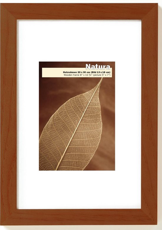 Walther Design Natura - Fotolijst - Fotoformaat 20 x 30 cm  - Notenhout