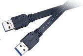 Akasa 1.5m USB 3.0 A/A USB-kabel 1,5 m USB 3.2 Gen 1 (3.1 Gen 1) USB A Zwart