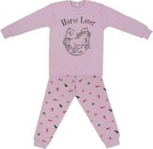 Lucky Horse lover paarden pyjama roze Maat 152