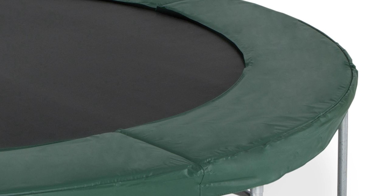 Trampoline rand universeel 240 - 250 cm rond (8FT) groen beschermrand  randkussen... | bol.com