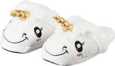 Kinder dieren pantoffels/sloffen eenhoorn slippers 34/35