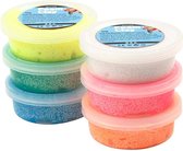 Creotime Foam Clay Creotime Glitter: 6x14 Gram