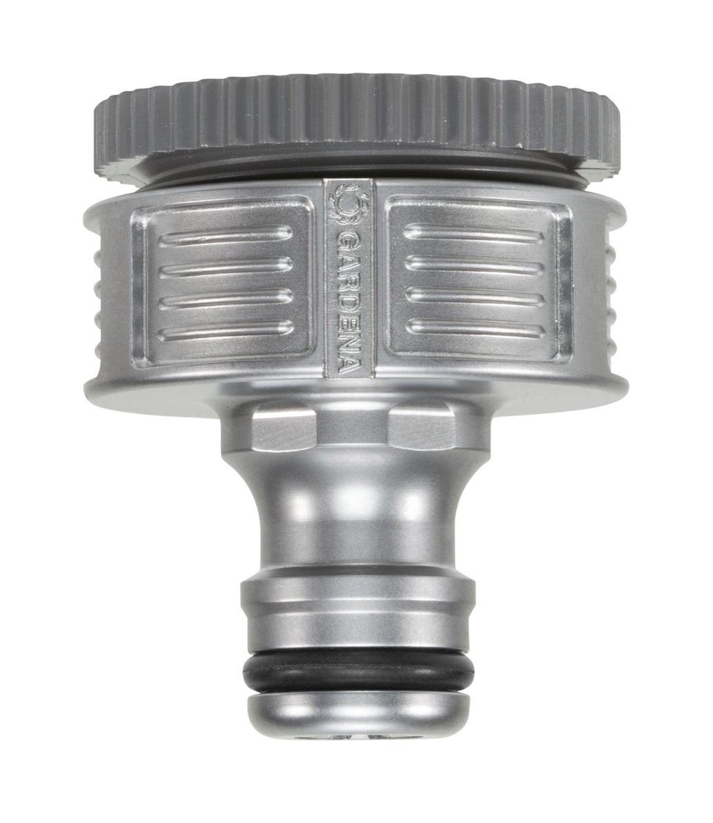 G 3/4 pouce Gardena professionnel système Robinet : raccord de robinet pour robinets avec filetage 26,5 mm 2801-20 raccord de robinet pour un débit d'eau plus élevé 