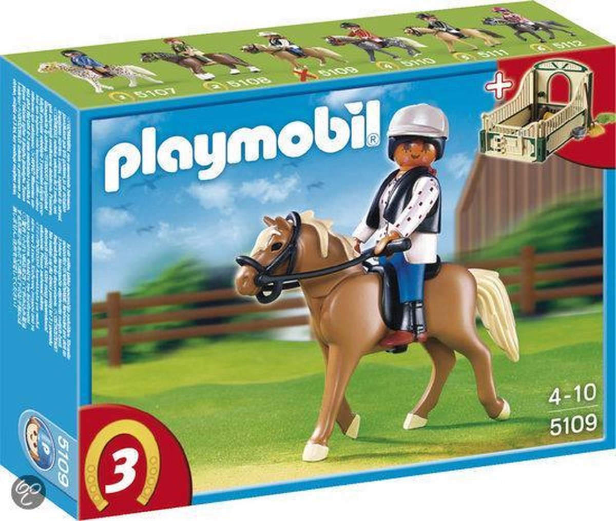 PLAYMOBIL Haflinger met Paardenbox - 5109 | bol.com
