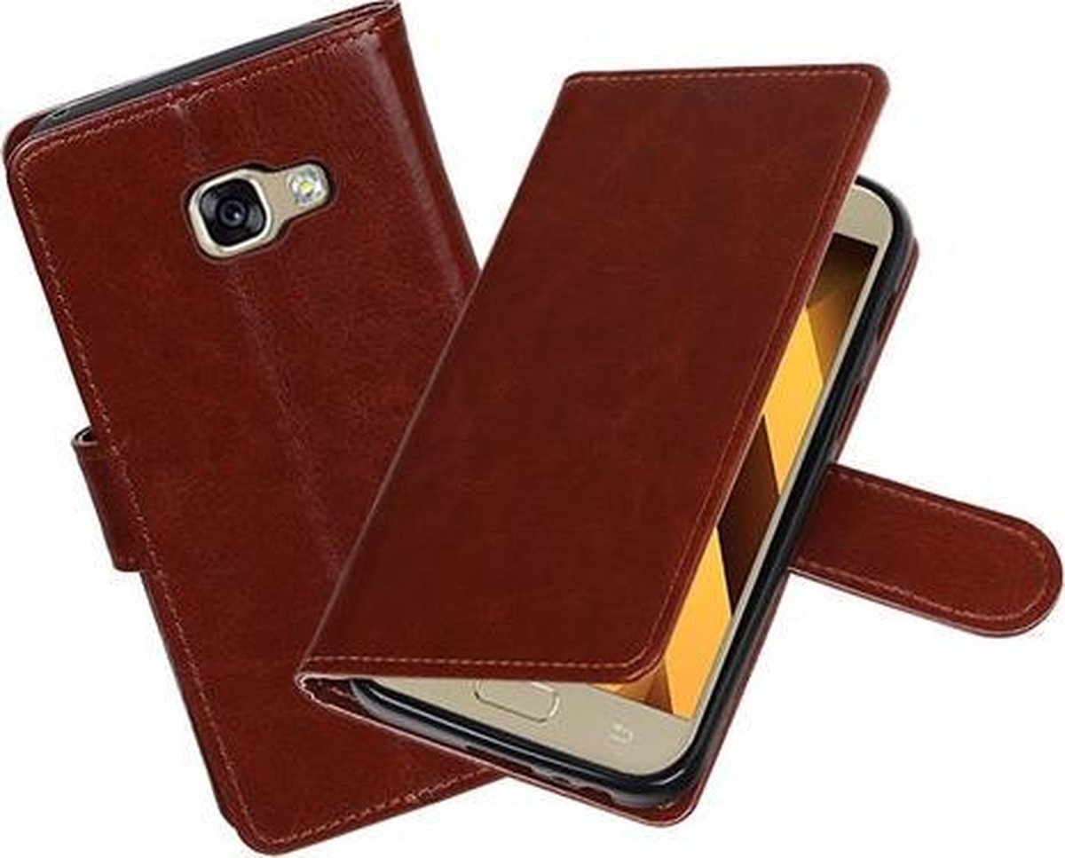 BestCases.nl Bruin Portemonnee booktype hoesje Samsung Galaxy A3 2017 A320