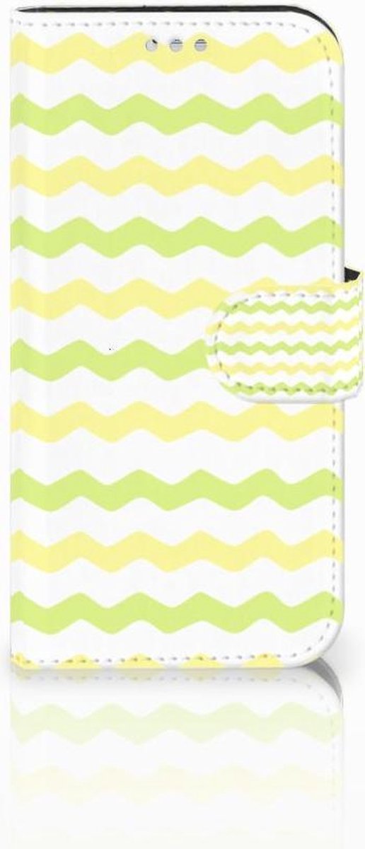 Samsung Galaxy S7 Telefoon Hoesje Waves Yellow