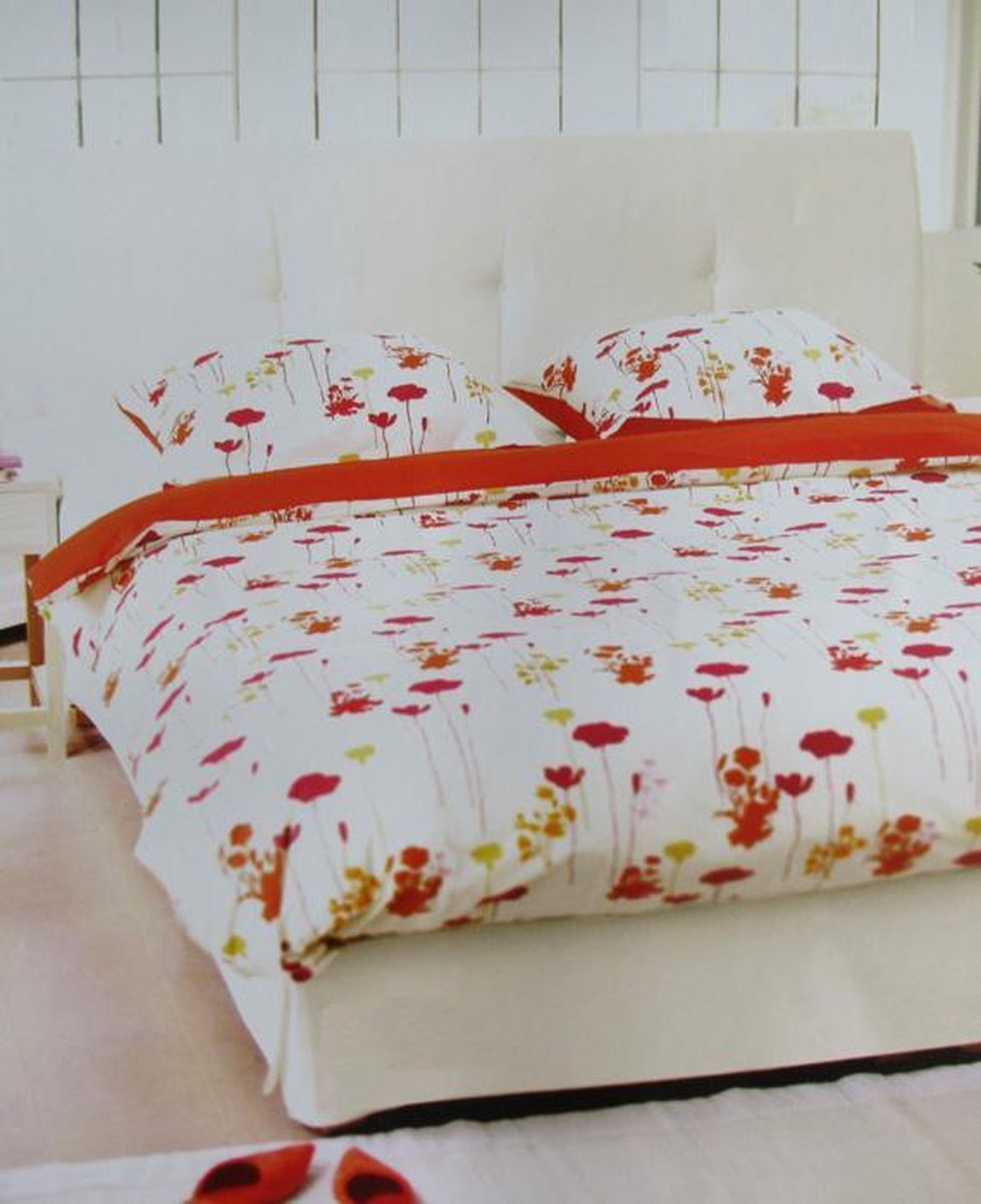 Libelle St. Tropez Dekbedovertrek - Litsjumeaux - 240x200/220 cm - Oranje