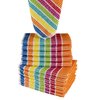 Homéé® Vaatdoeken regenboog gestreept - set van 20 stuks  35x35cm 100% Katoenen badstof