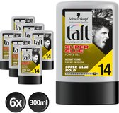 Schwarzkopf Taft Super Glue Gel Tottle 300 ml - 6 pcs - Value Pack