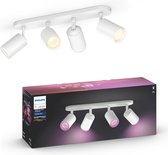 Philips Hue Fugato Opbouwspot - White and Color Ambiance - GU10 - Wit - 4 x 5,7W - Bluetooth