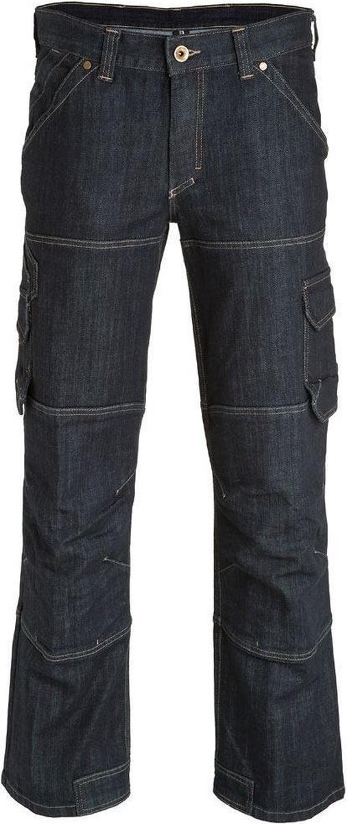 FHB WILHELM Stretchjeans Werkbroek 22659 - ZwartBlauw - 44
