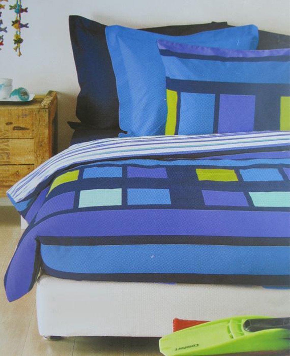 Beddinghouse Tropical Dekbedovertrek - Litsjumeaux - 240x200/220 cm - Aqua