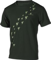 Wolf Camper Flying Heads t-shirt donkergroen