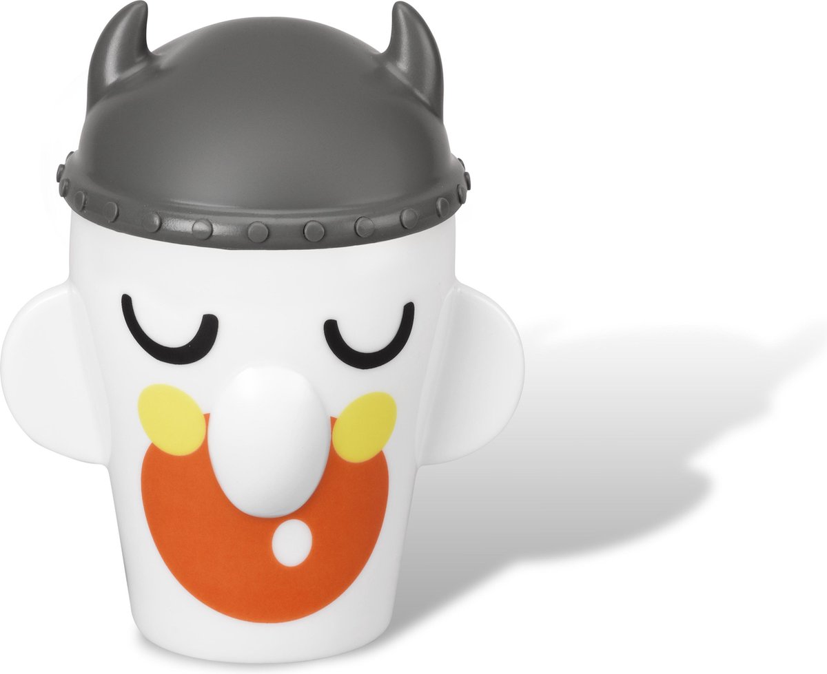 PO: - Beker Voor Kinderen Met Deksel - Face mug - Viking