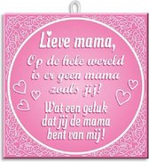 Paperdreams Slogan tegel - lieve mama