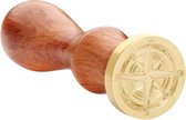 Houten Stempel met Kompas | Wax Seal | Stempelen