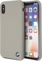 BMW Taupe Silicone Hard Case voor iPhone X / Xs