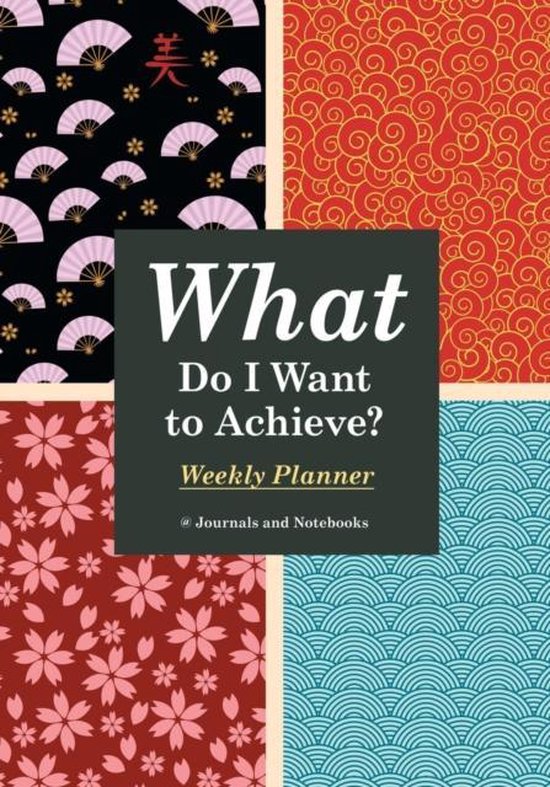 What Do I Want to Achieve? Weekly Planner - cover