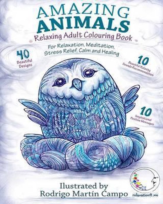 Relaxing Adult Coloring Book - cover